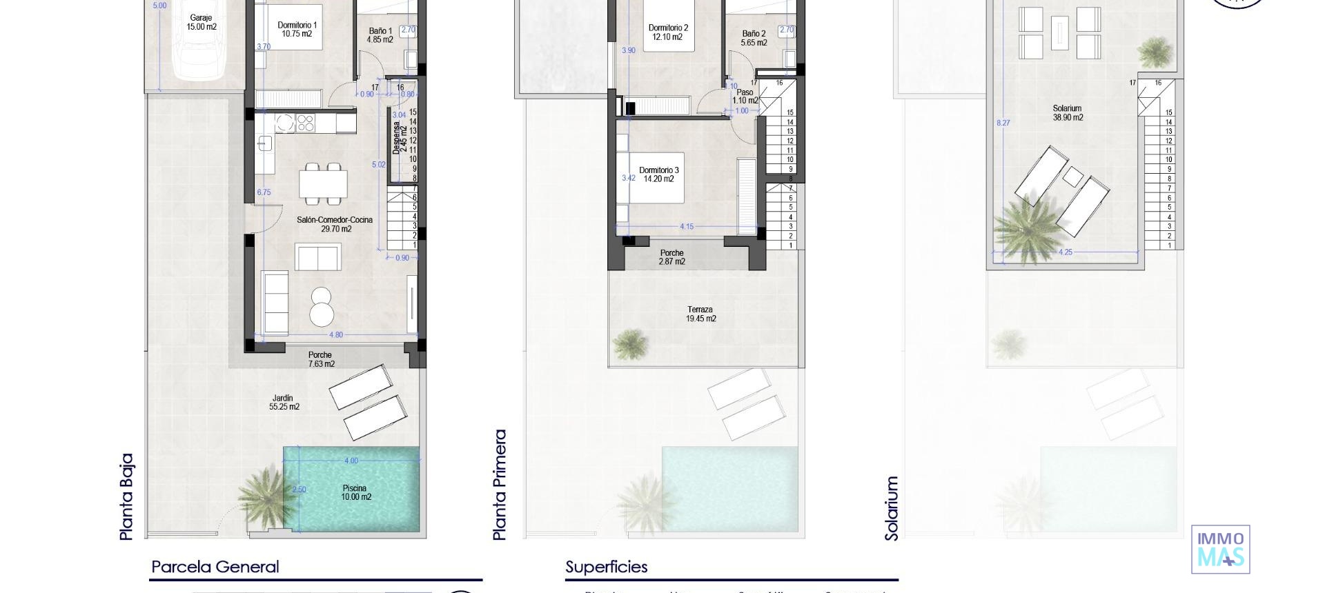 Nouvelle construction - Semidetached - San Pedro del Pinatar - Polideportivo