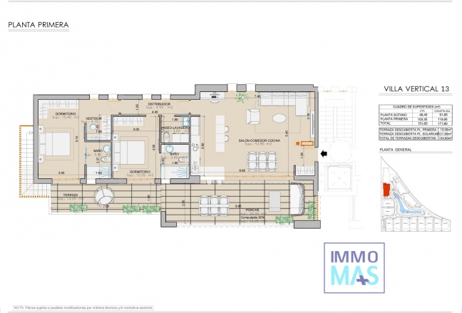 Nouvelle construction - Top Floor Bungalow - San Juan de los Terreros - Mar De Pulpí