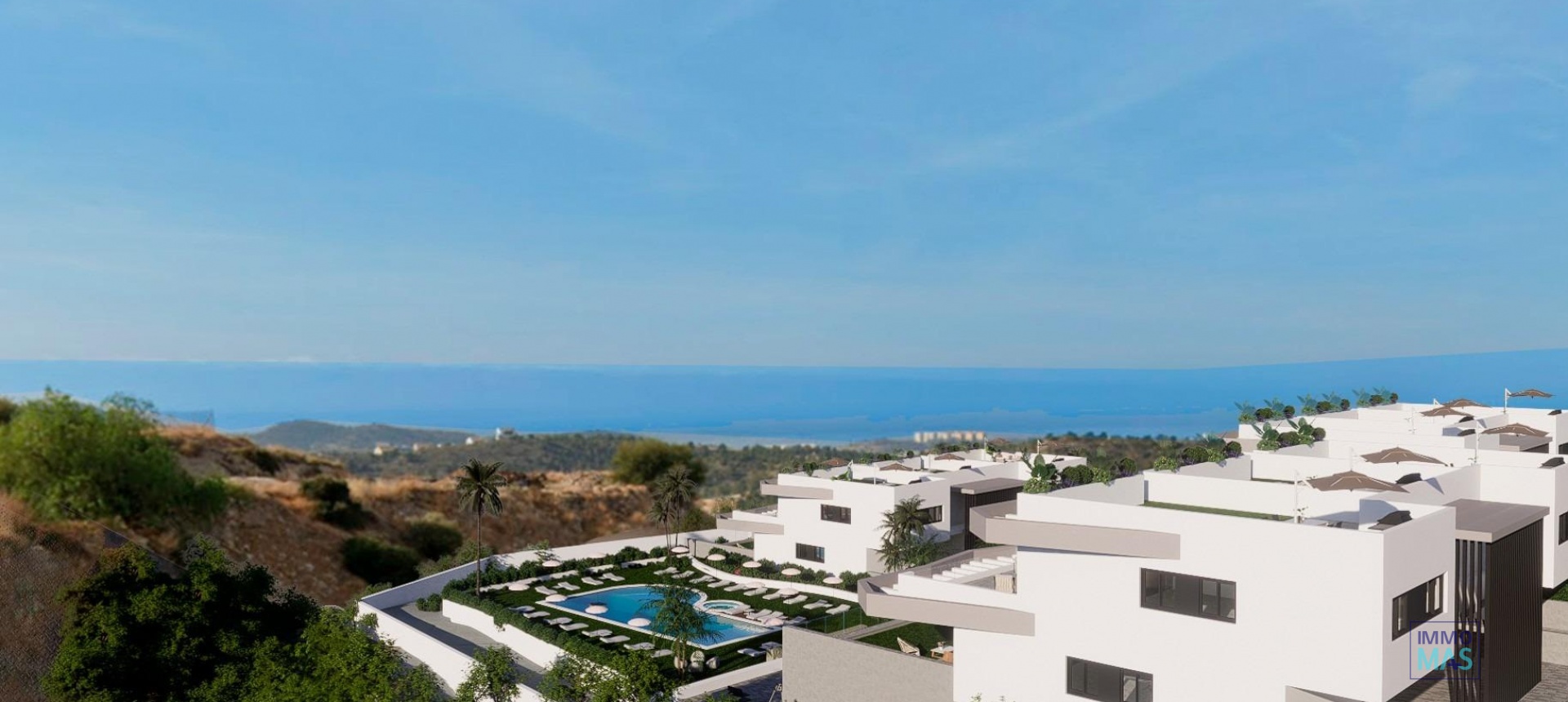 Obra nueva - Top Floor Bungalow - Finestrat - Balcón de finestrat