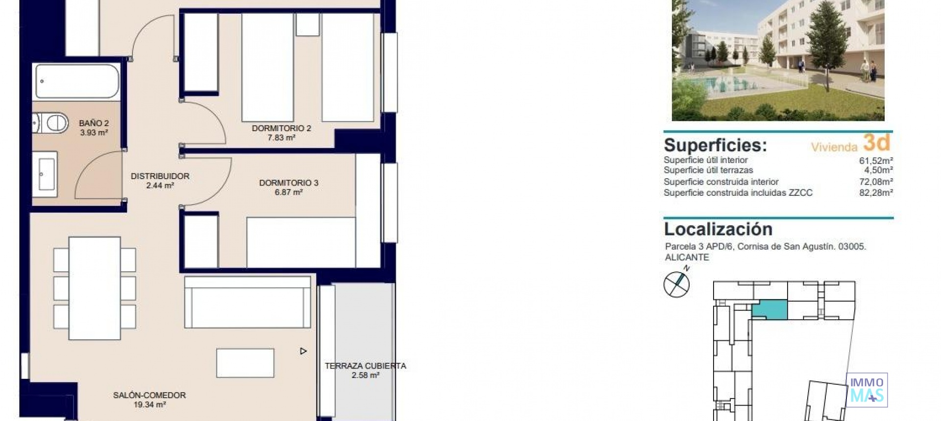 Nouvelle construction - Apartement - Alicante - San Agustín