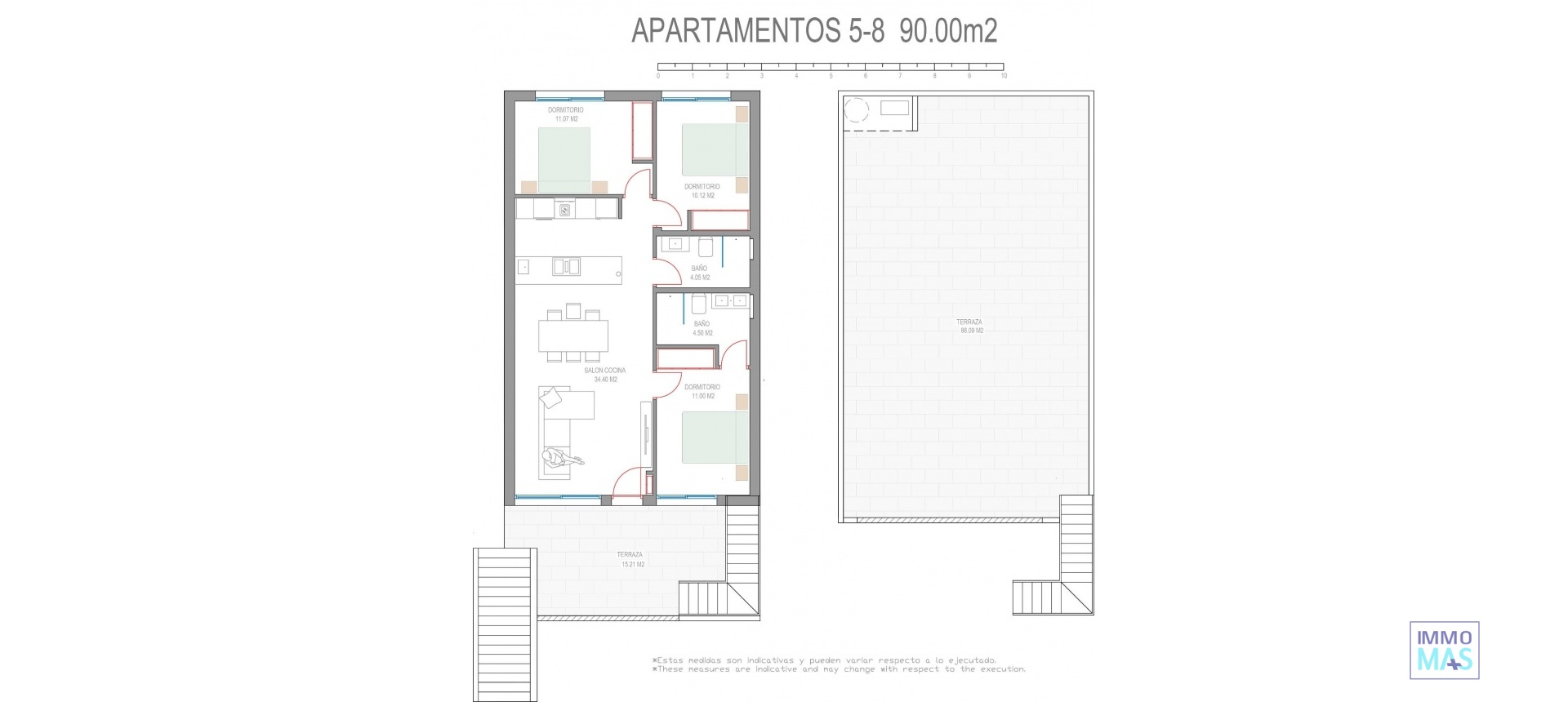 Nouvelle construction - Top Floor Bungalow - Pilar de la Horadada - Parque del Mediterraneo