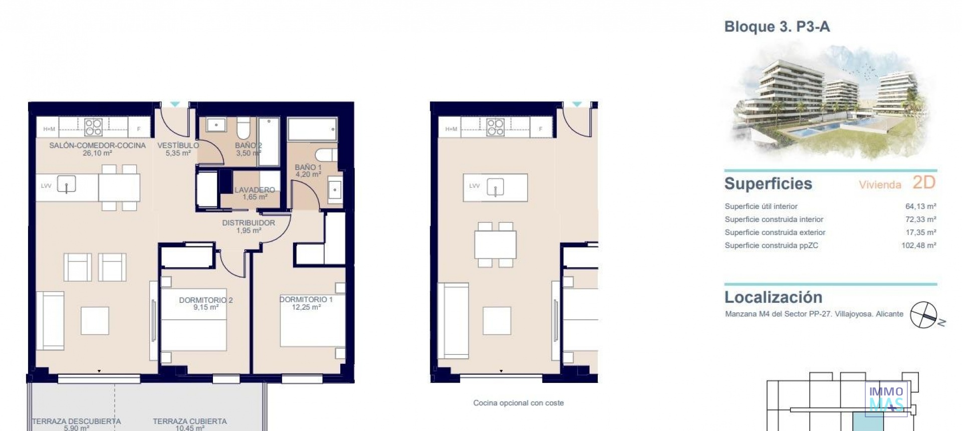 Nouvelle construction - Apartement - Villajoyosa - Playa del Torres