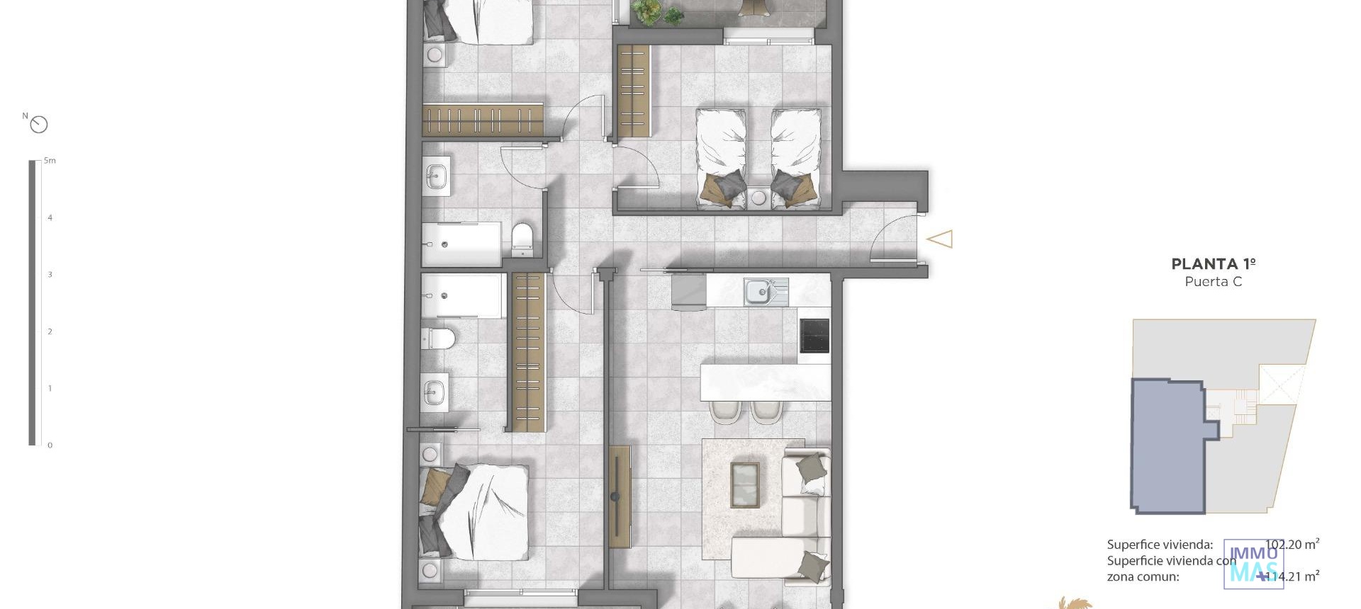 Nouvelle construction - Apartement - Guardamar del Segura - Pueblo
