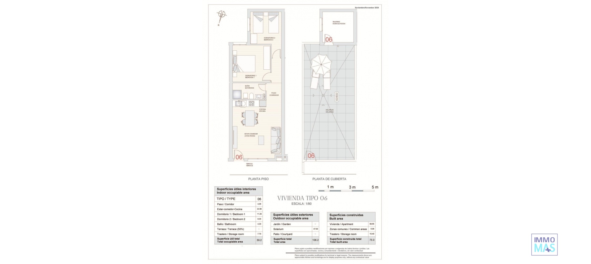 Nouvelle construction - Top Floor Bungalow - Hondón de las Nieves - La Canalosa