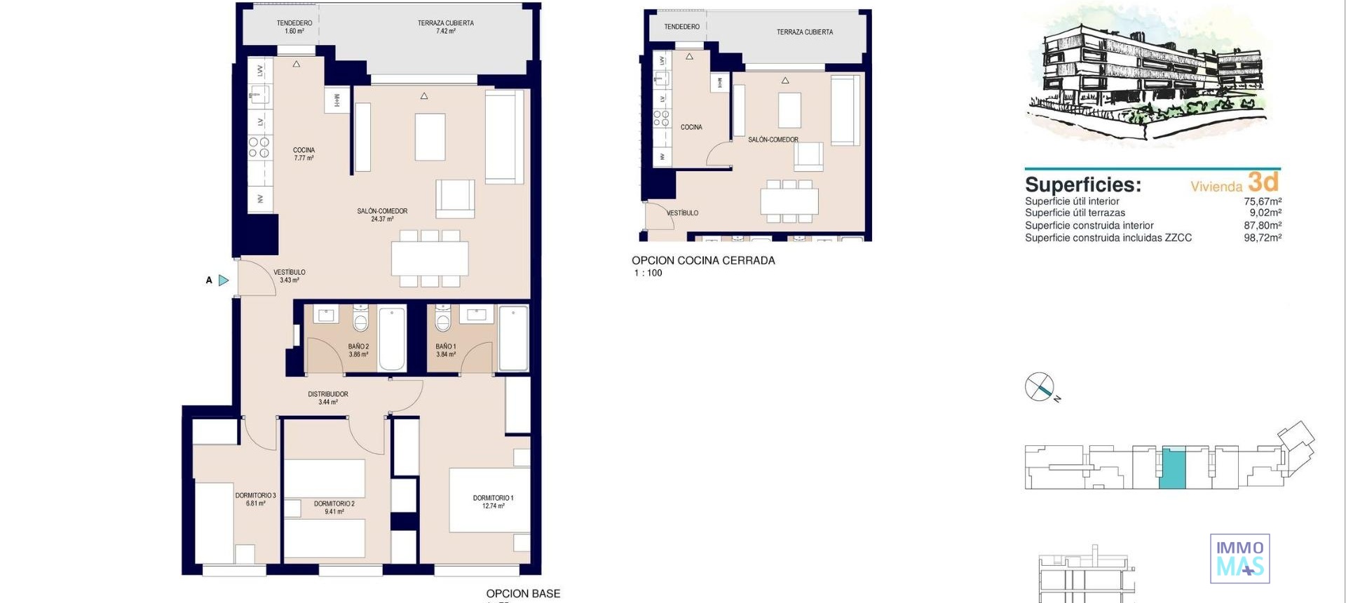 Nouvelle construction - Apartement - Alicante - San Agustín-PAU 2