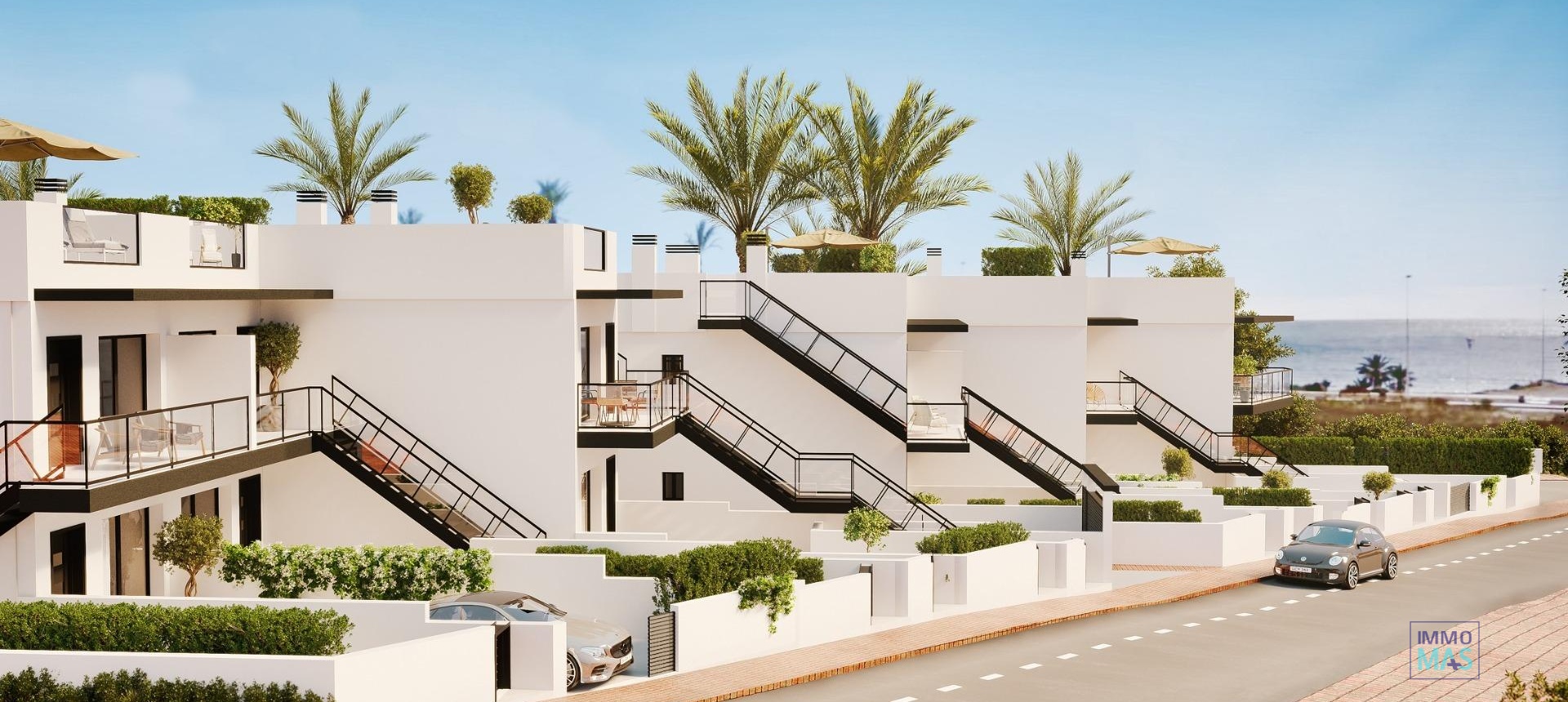 Obra nueva - Top Floor Bungalow - Puerto de Mazarron - Playa Negra