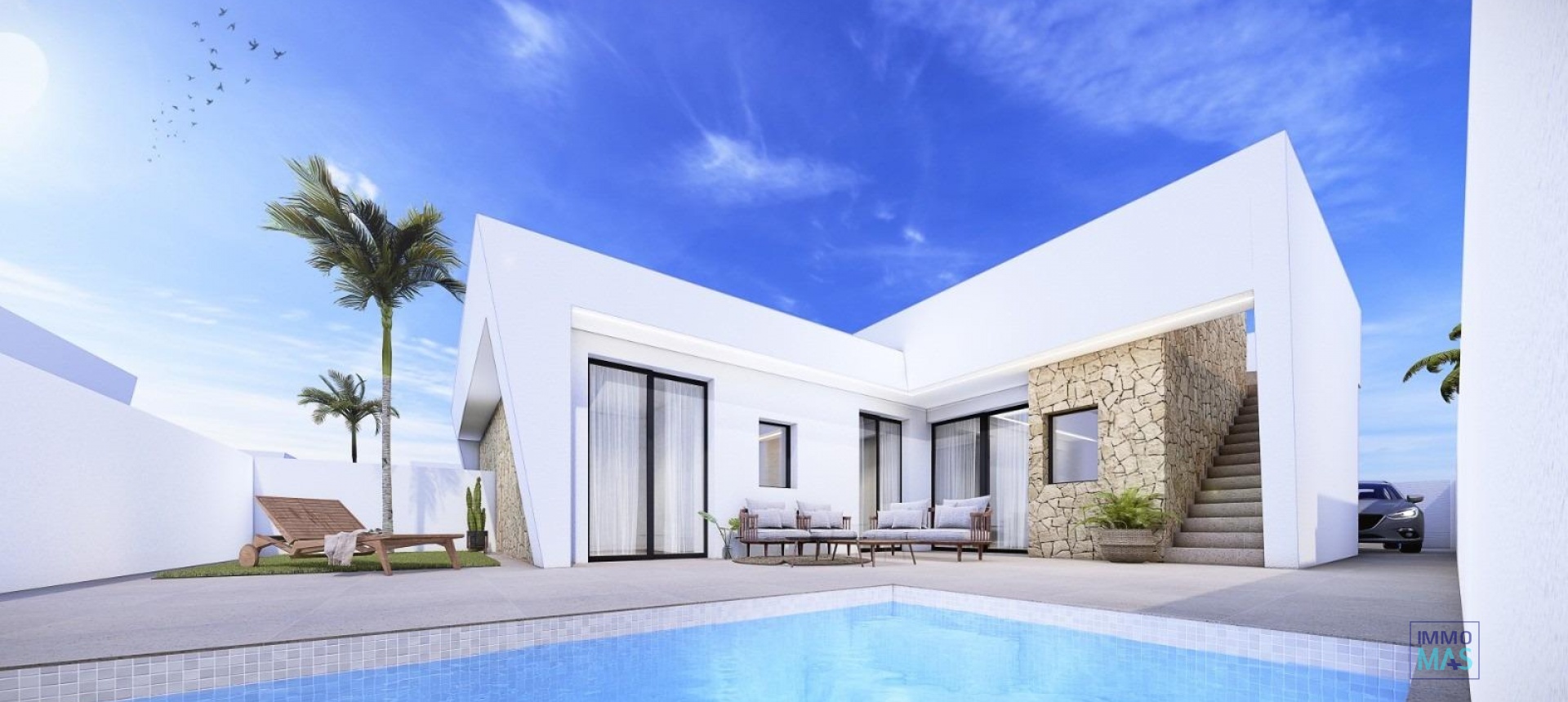 Obra nueva - Villa - Torre Pacheco - Roldán