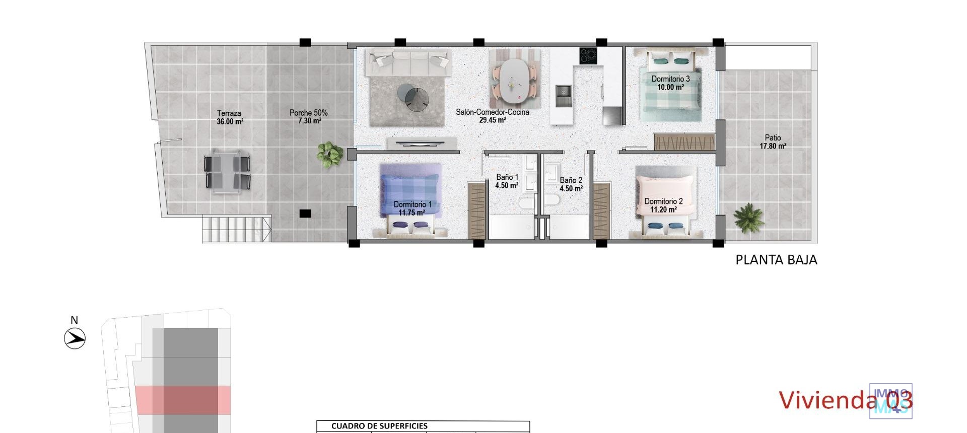 New Build - Apartment - Pilar de la Horadada - pueblo