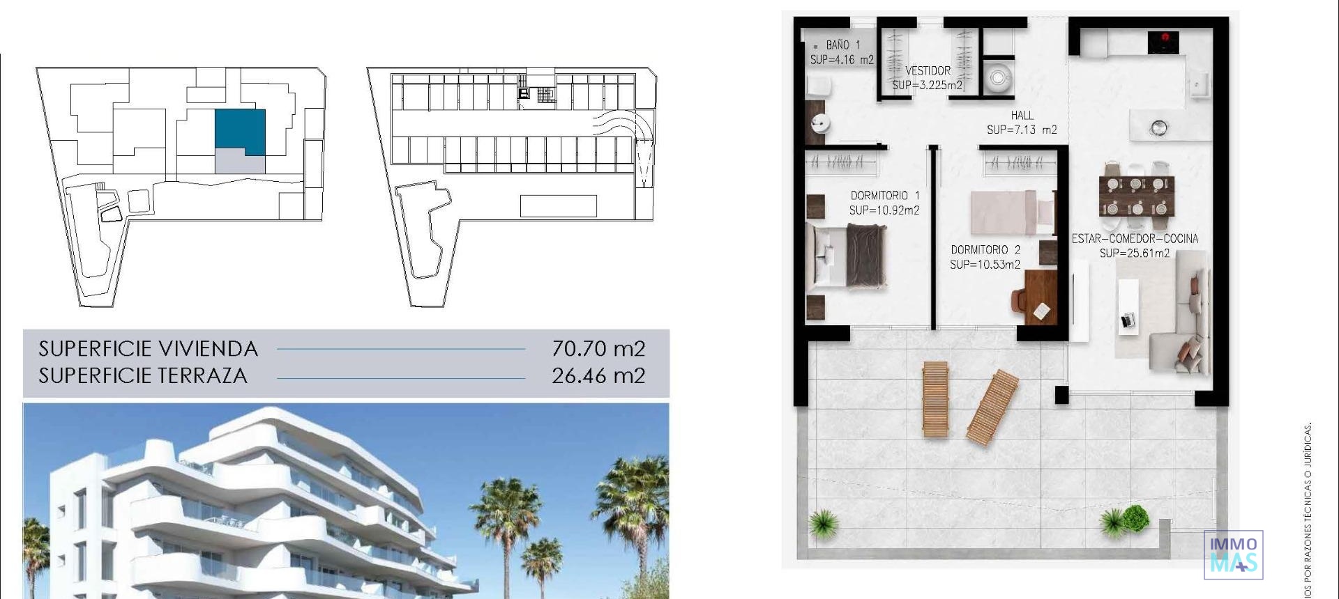 Obra nueva - Apartamento - Pilar de la Horadada - Mil Palmeras