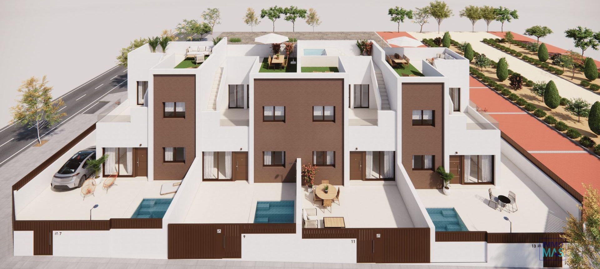 New Build - Townhouse - Pilar de la Horadada - Barrio los Segundas