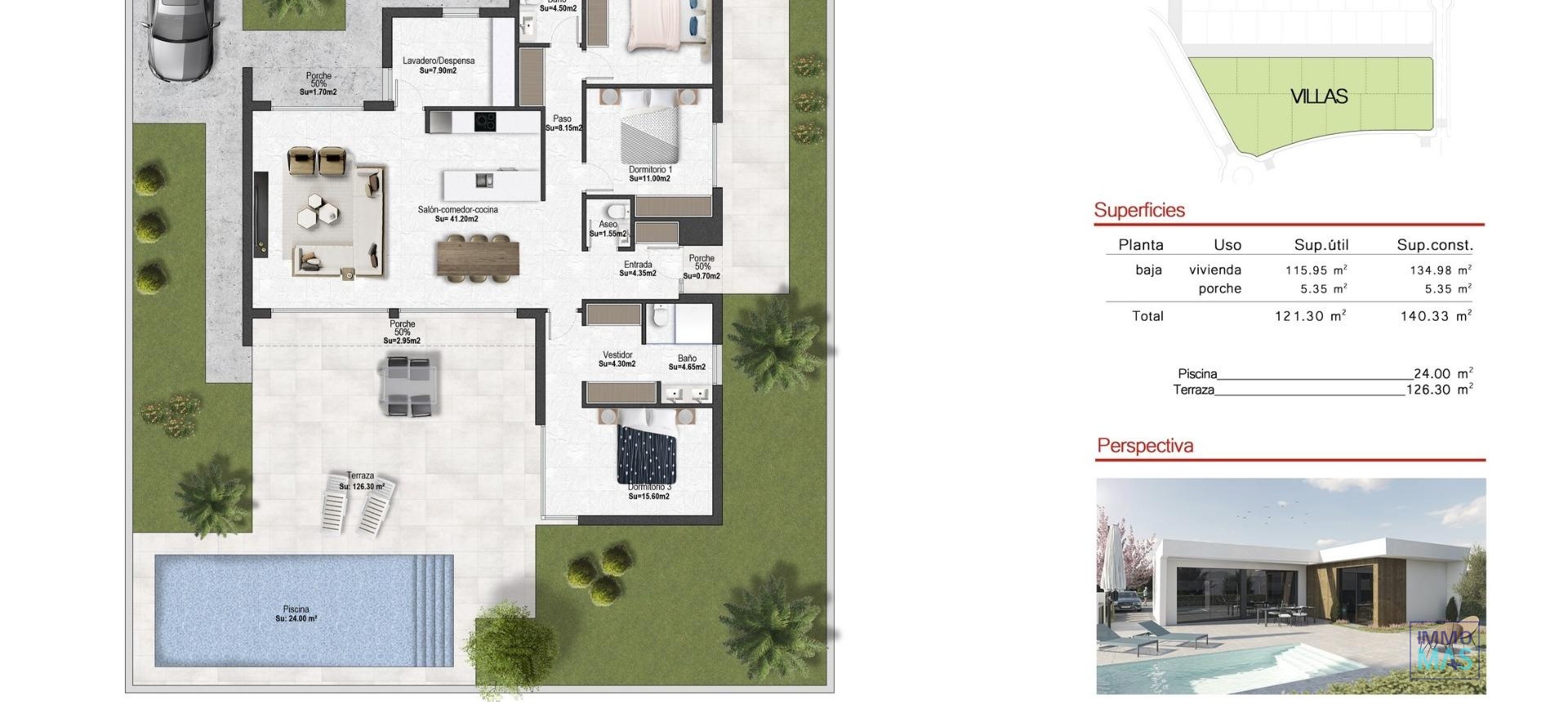 New Build - Villa - Banos y Mendigo - Altaona Golf