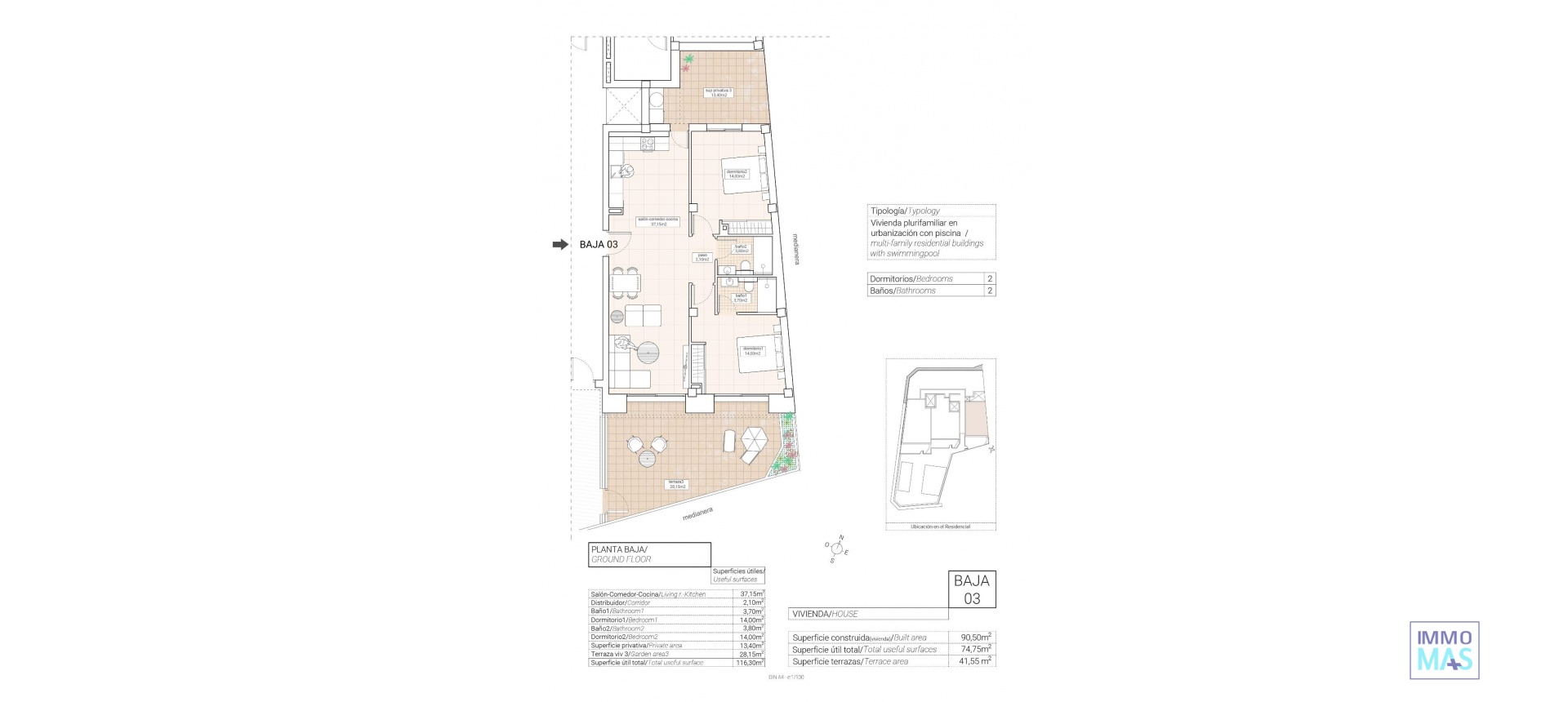 New Build - Apartment - Hondón de las Nieves - Pueblo