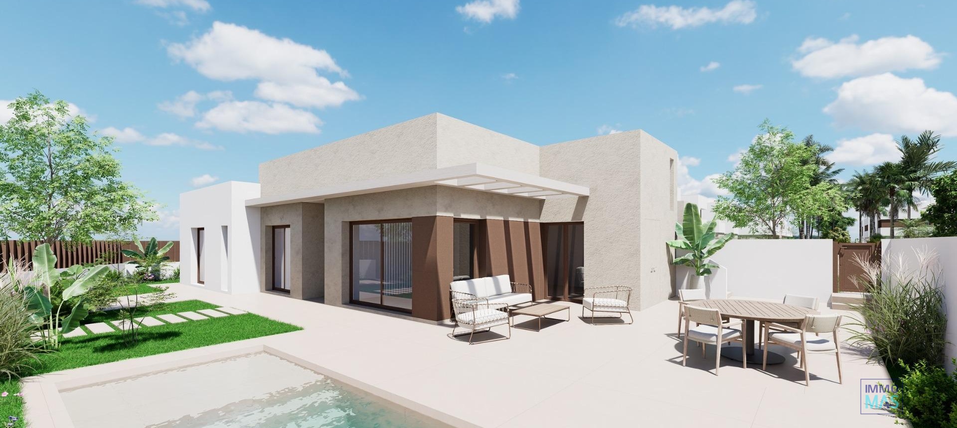 Obra nueva - Villa - Los Alcazares - Serena Golf