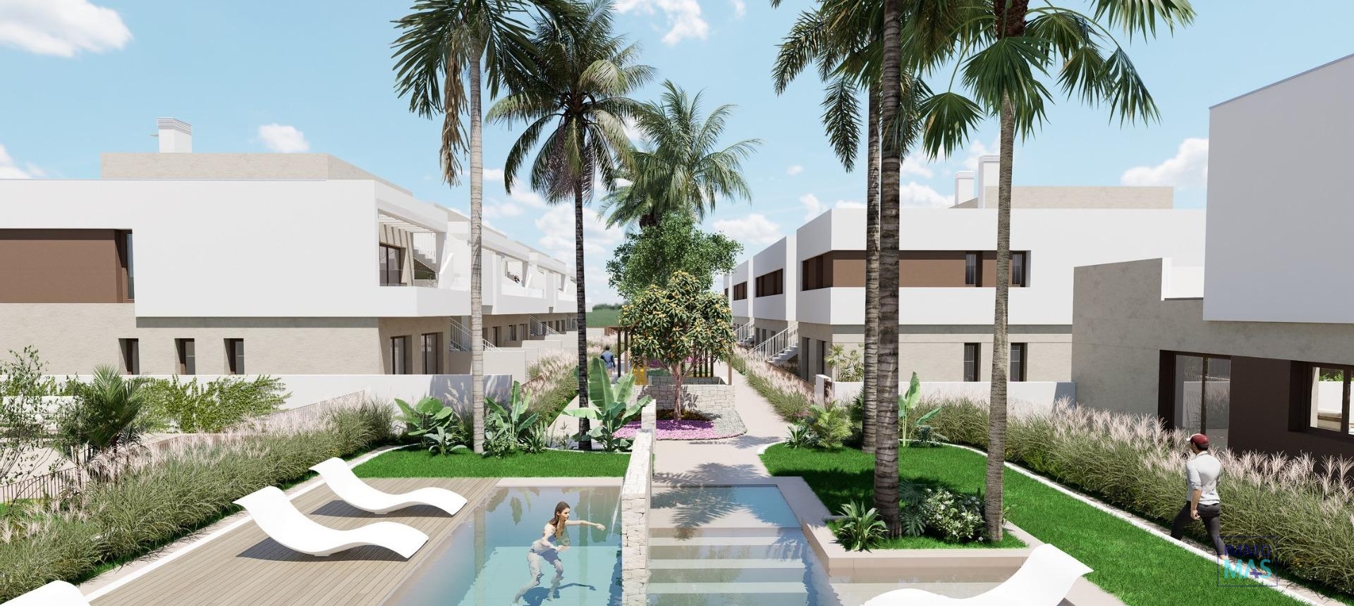 Obra nueva - Villa - Los Alcazares - Serena Golf