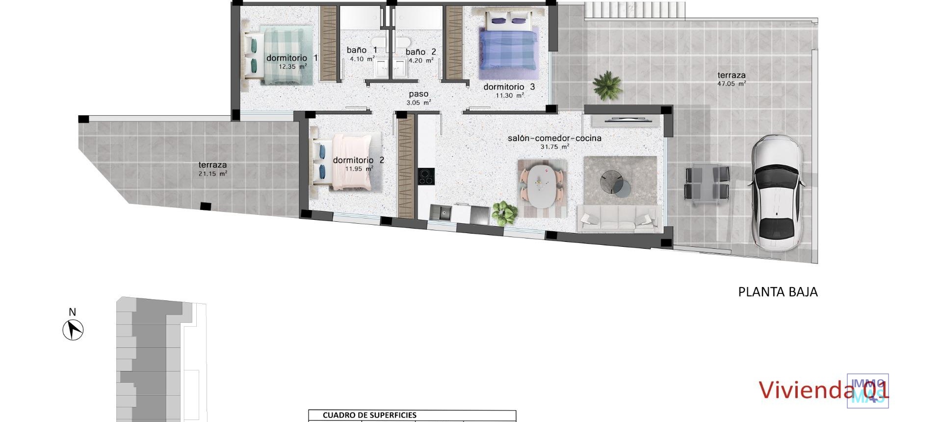 New Build - Apartment - Pilar de la Horadada - pueblo