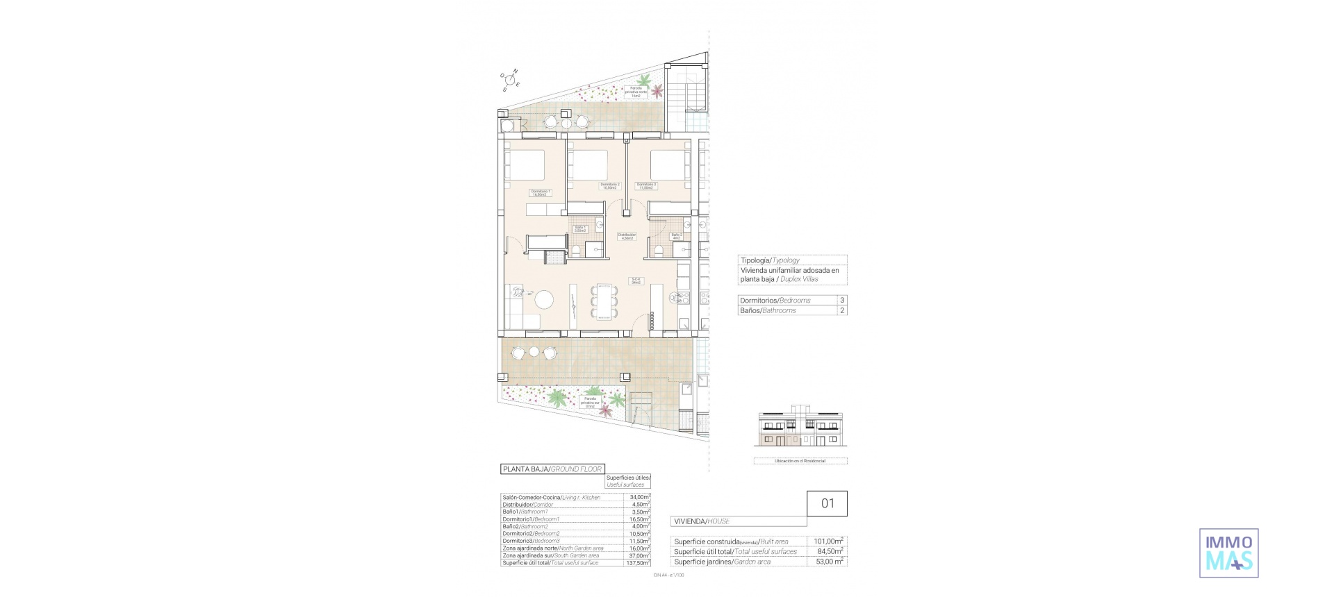 New Build - Apartment - Hondón de las Nieves - El Salero