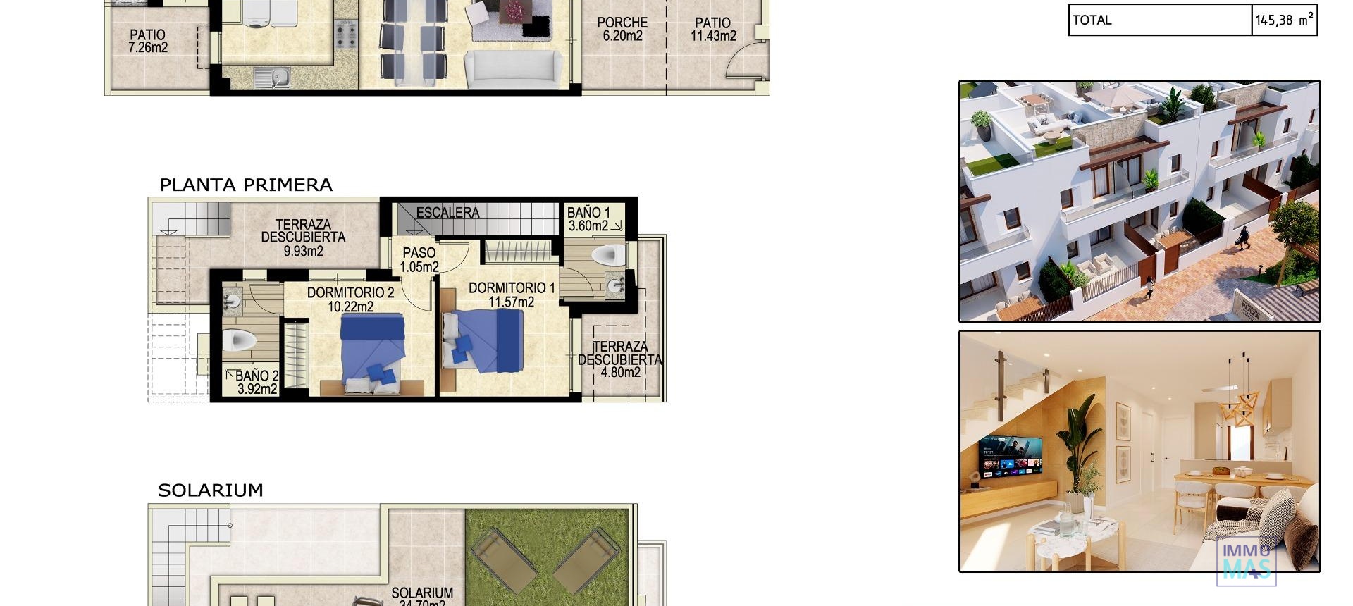 New Build - Townhouse - Orihuela Costa - Vistabella Golf