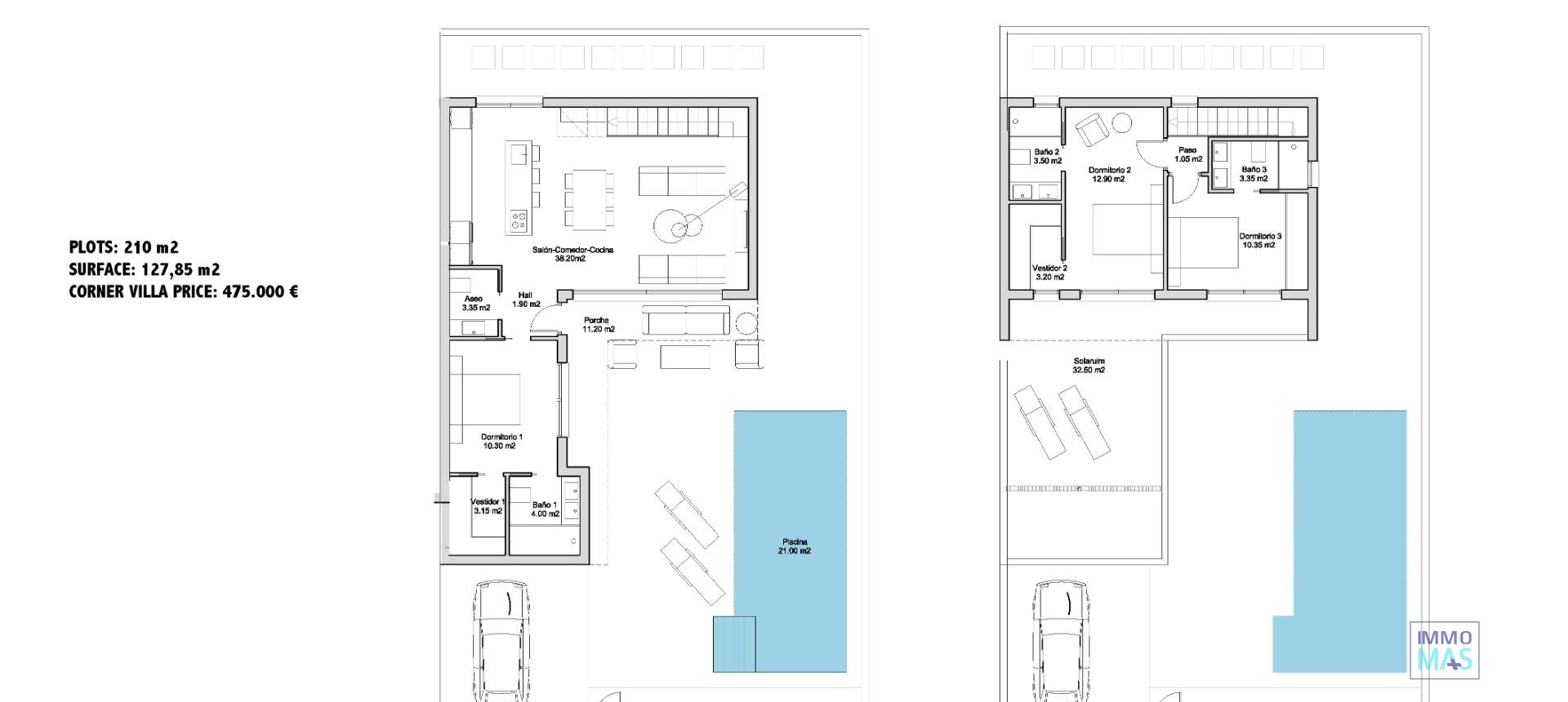 New Build - Villa - San Javier - Parque de los leones