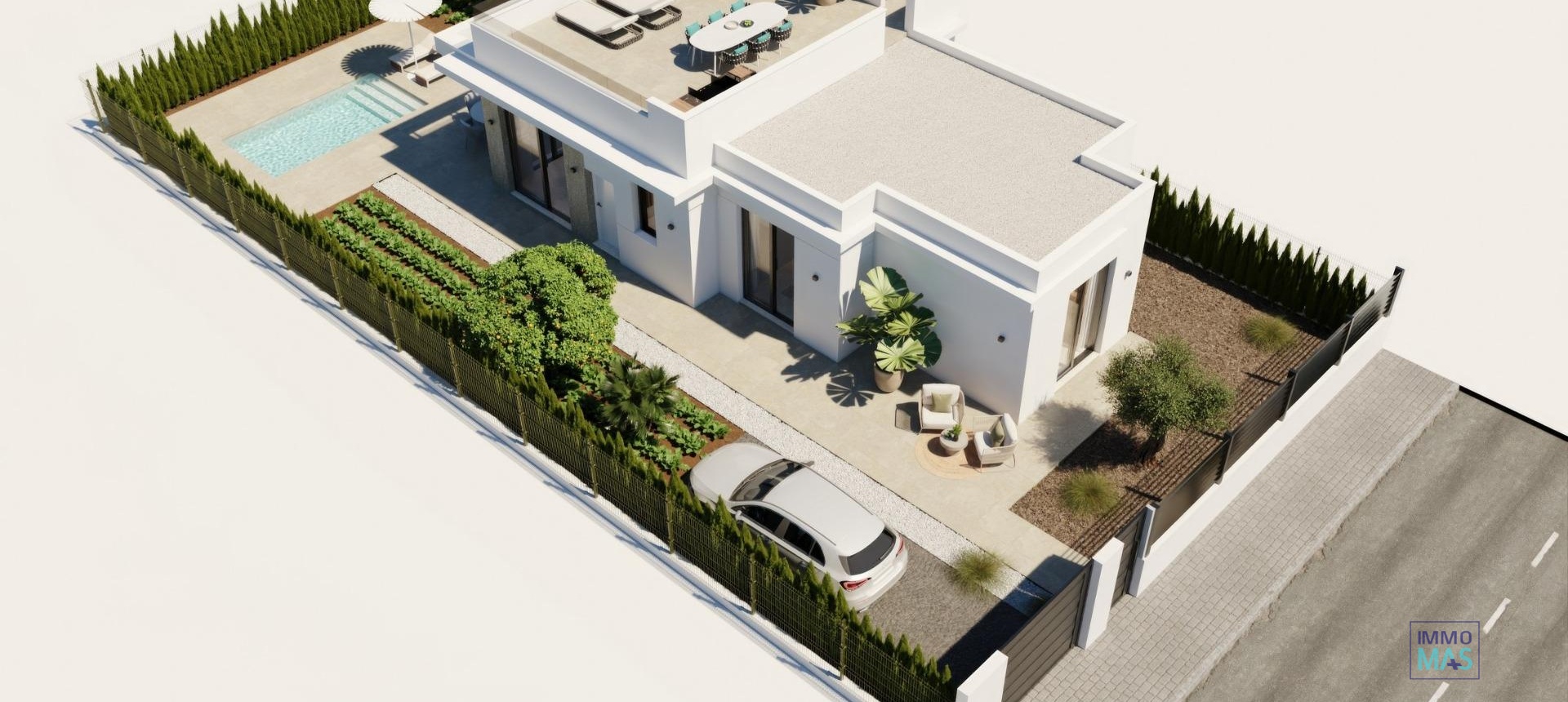 Nieuwbouw  - Villa - Fuente Álamo - Hacienda Del Álamo Golf