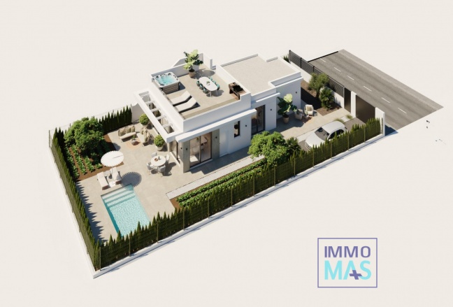 Nieuwbouw  - Villa - Fuente Álamo - Hacienda Del Álamo Golf