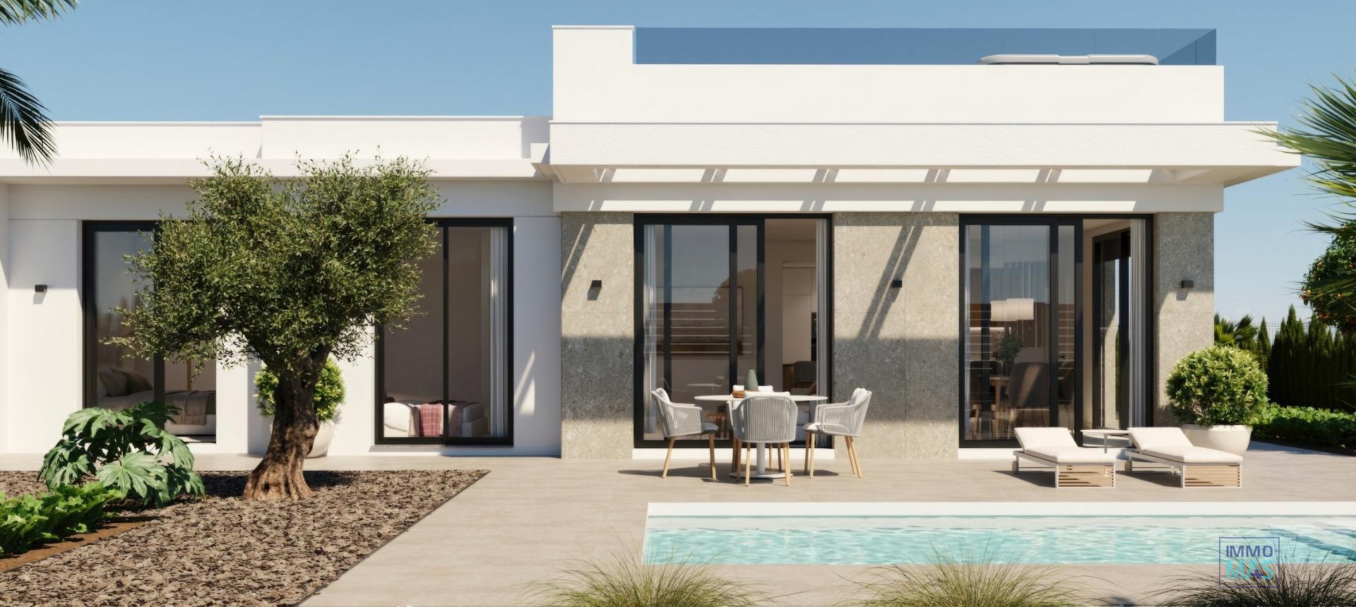 Nieuwbouw  - Villa - Fuente Álamo - Hacienda Del Álamo Golf