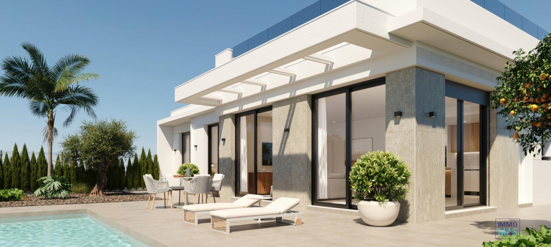 Nieuwbouw  - Villa - Fuente Álamo - Hacienda Del Álamo Golf