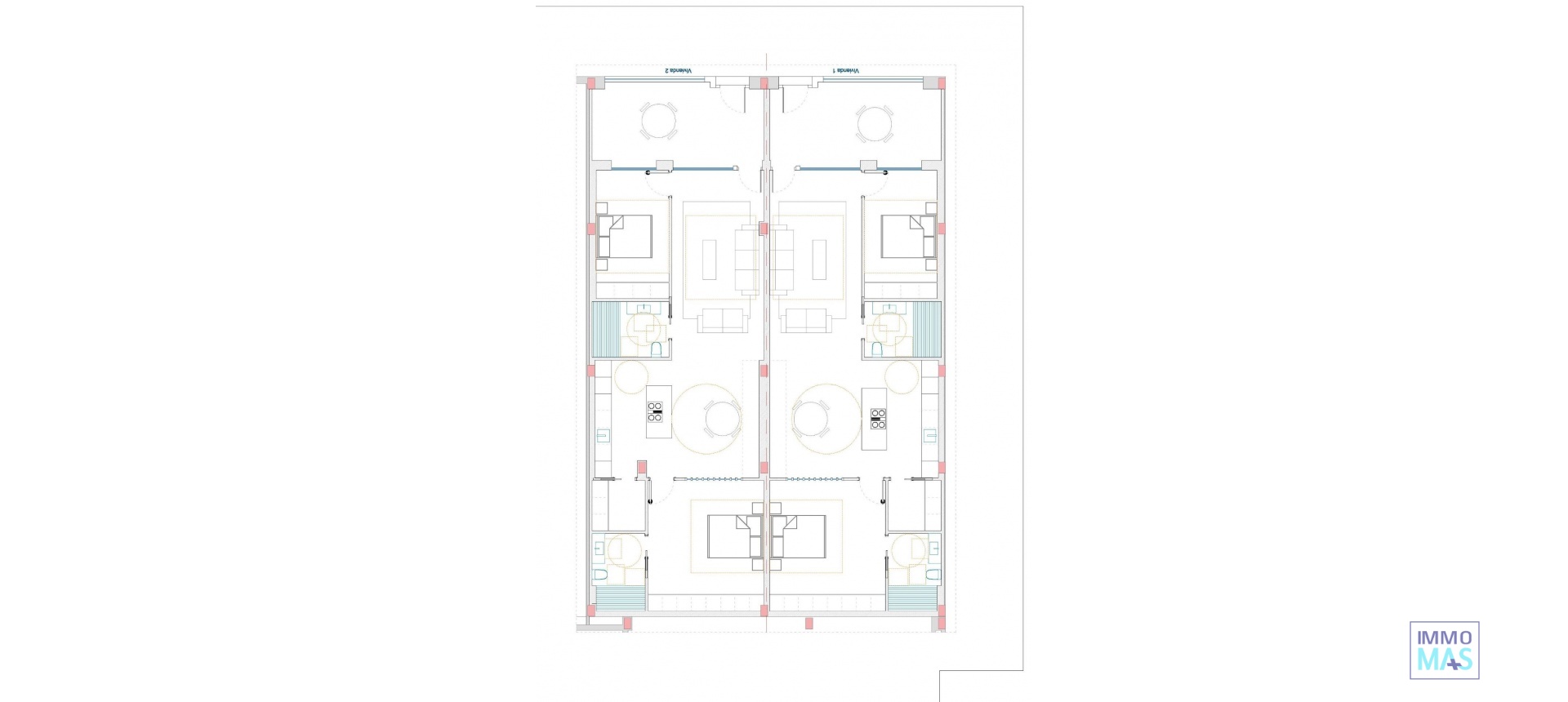 Nieuwbouw  - Apartment - Catral - pueblo