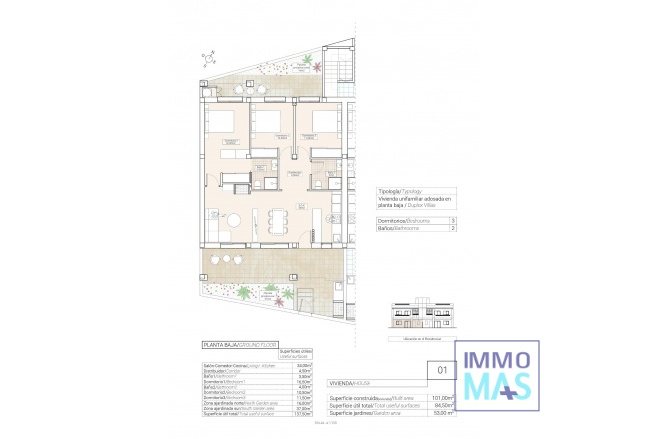 New Build - Townhouse - Hondón de las Nieves - El Salero