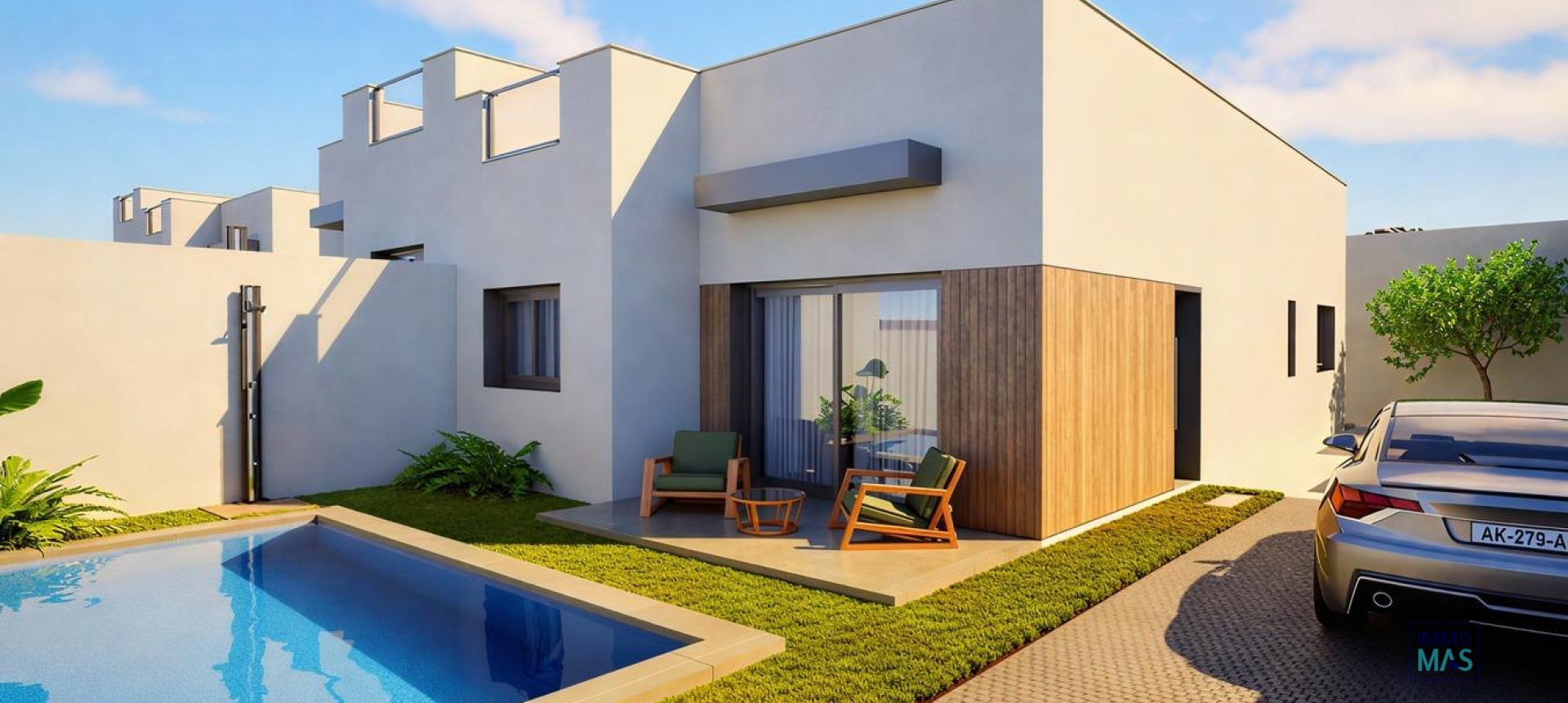 New Build - Villa / Semi semi-detached - Mazarron - Country Club