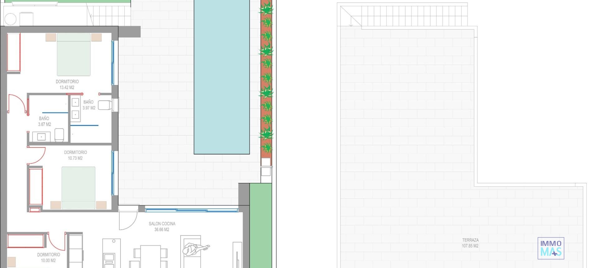 Obra nueva - Villa - San Javier - Parque del doce