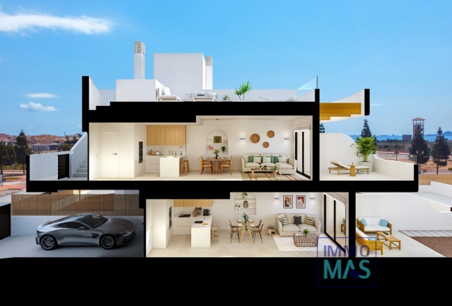 New Build - Townhouse - Los Alcazares - La Serena Golf