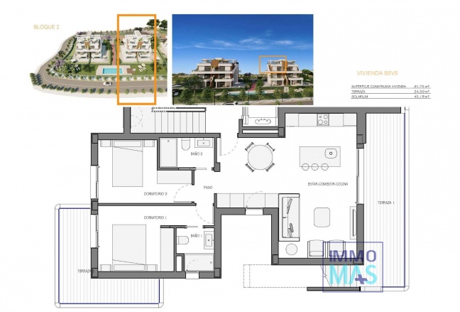 Nouvelle construction - Apartement - Fuente Álamo - Hacienda del Alamo