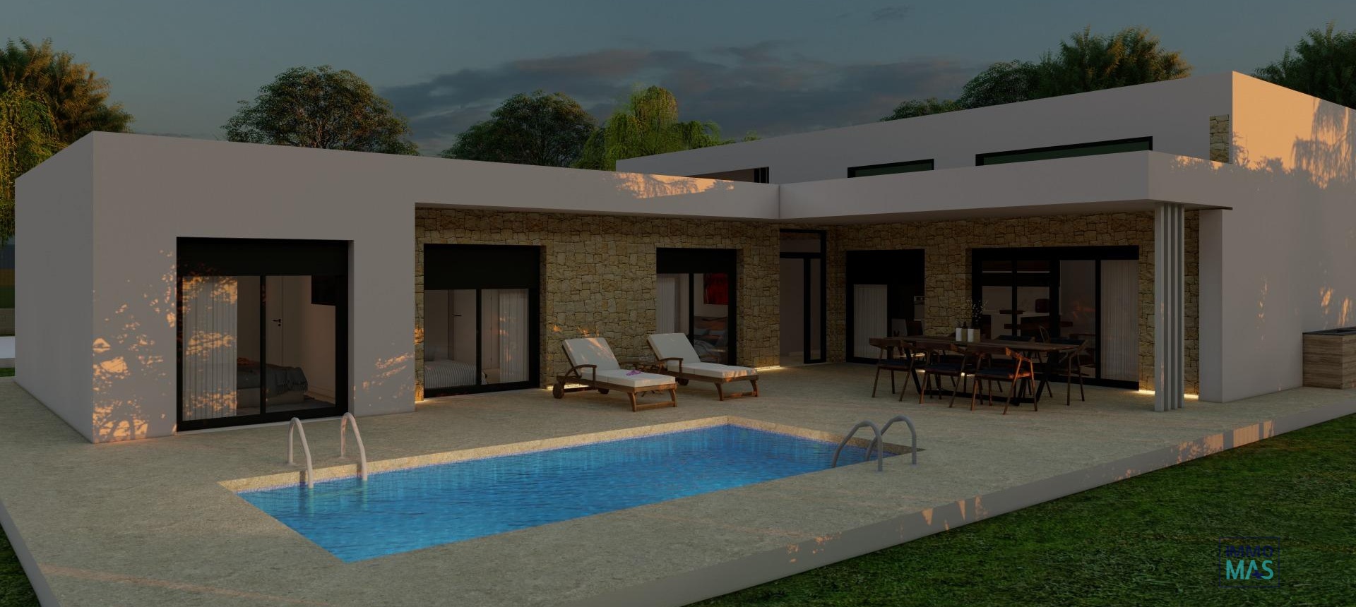 Obra nueva - Villa - Pinoso - Campo