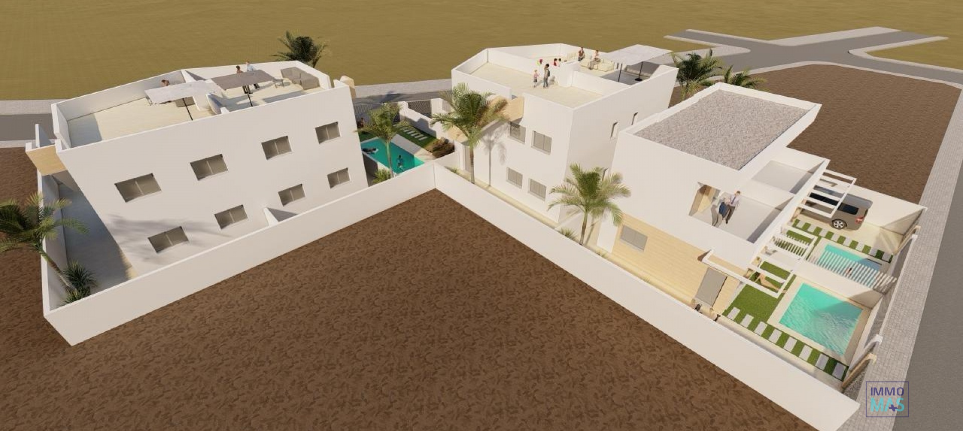 Obra nueva - Villa - Puerto de Mazarron - Mar De Plata