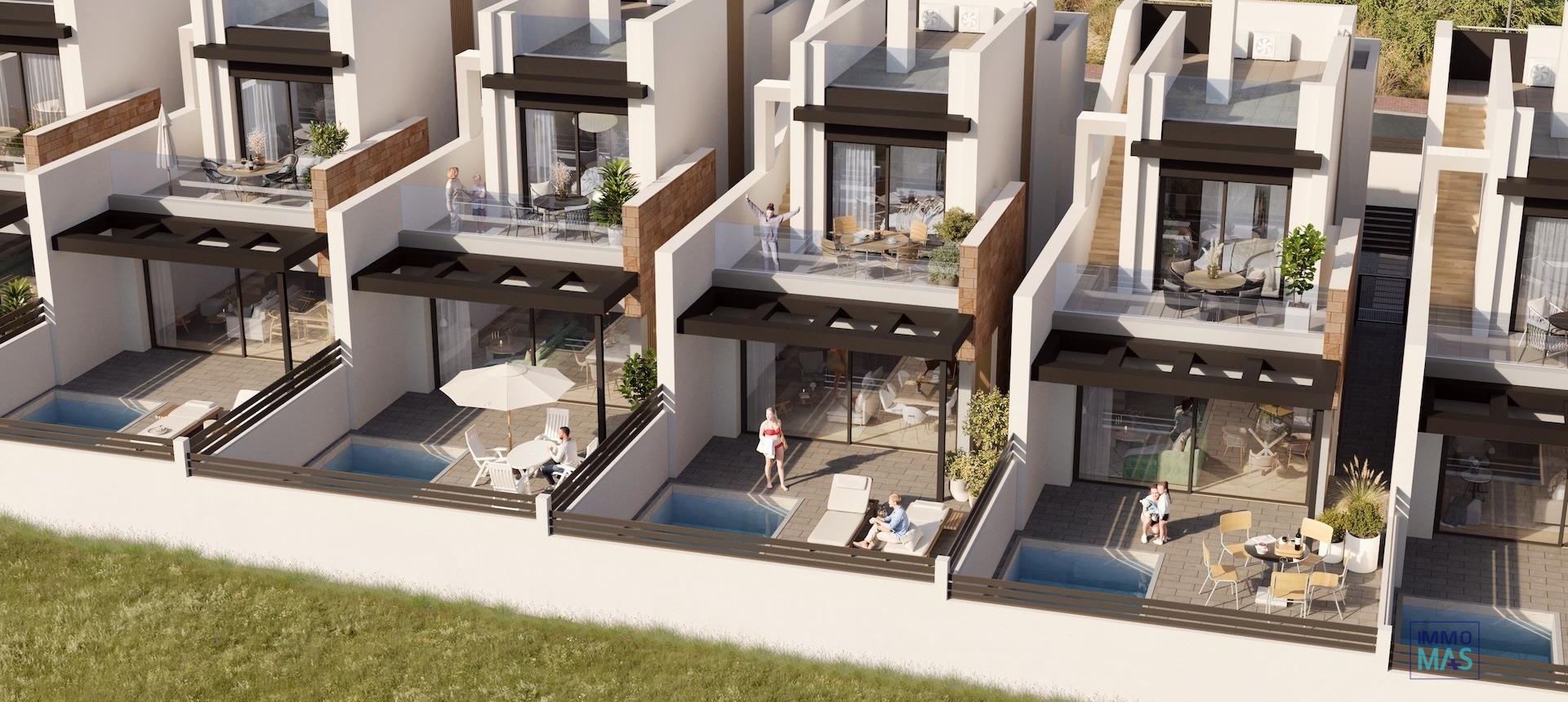 Obra nueva - Villa - Torrevieja - Aguas Nuevas