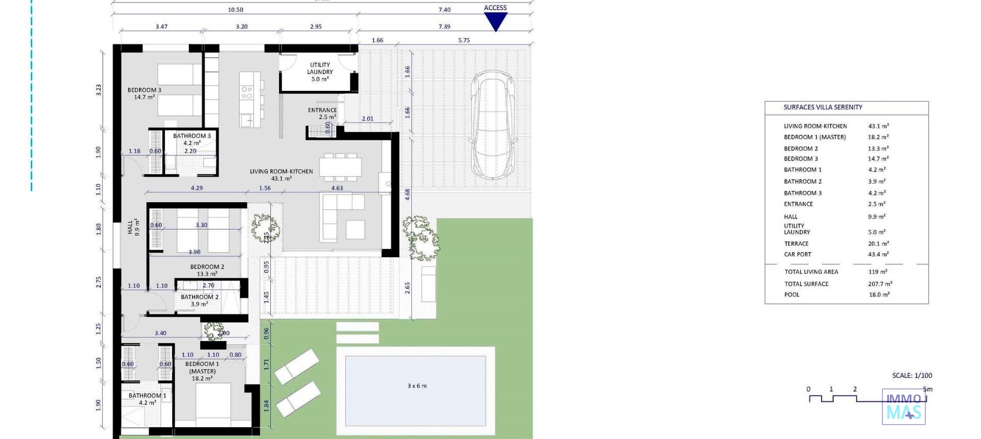 Obra nueva - Villa - Banos y Mendigo - Altaona Golf