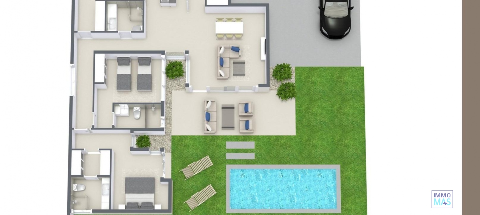 Obra nueva - Villa - Banos y Mendigo - Altaona Golf