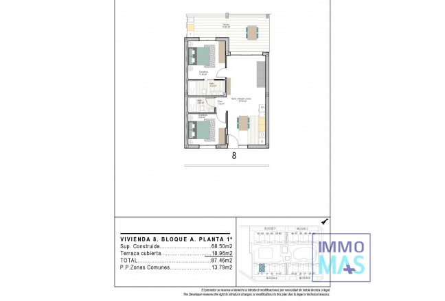 New Build - Apartment - Torre Pacheco - San Cayetano