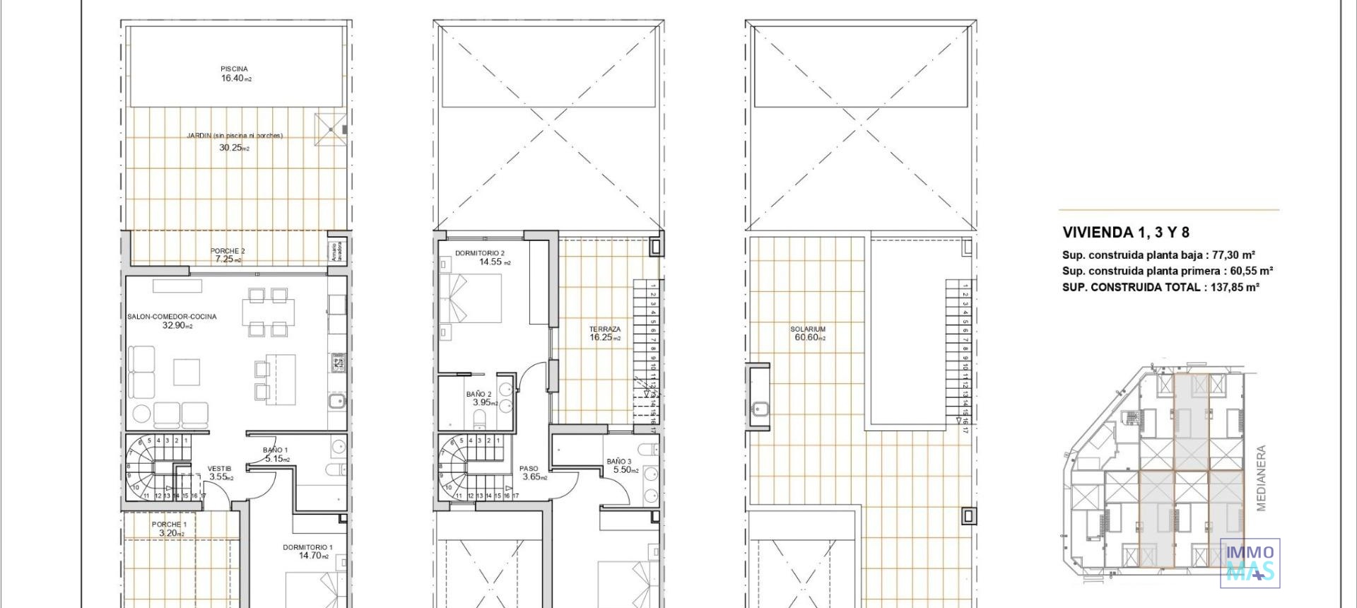 New Build - Townhouse - San Javier - pueblo