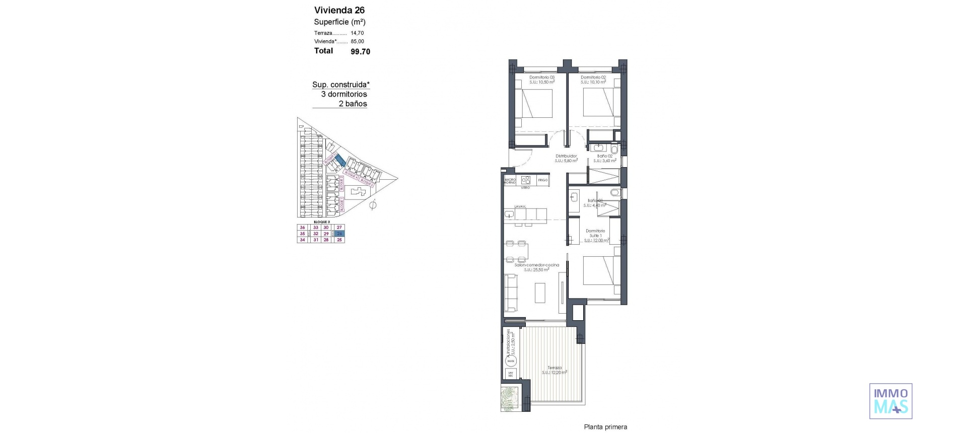 New Build - Apartment - Los Alcazares - Serena Golf