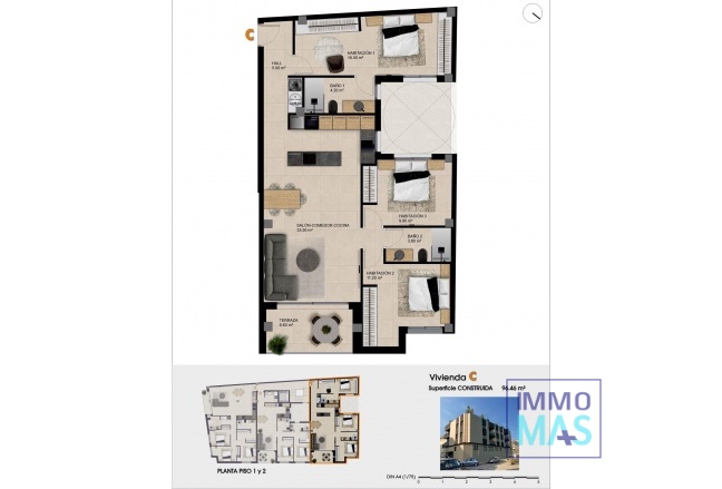 New Build - Apartment - Catral - pueblo