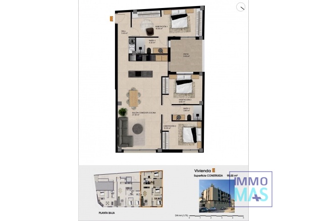 New Build - Apartment - Catral - pueblo