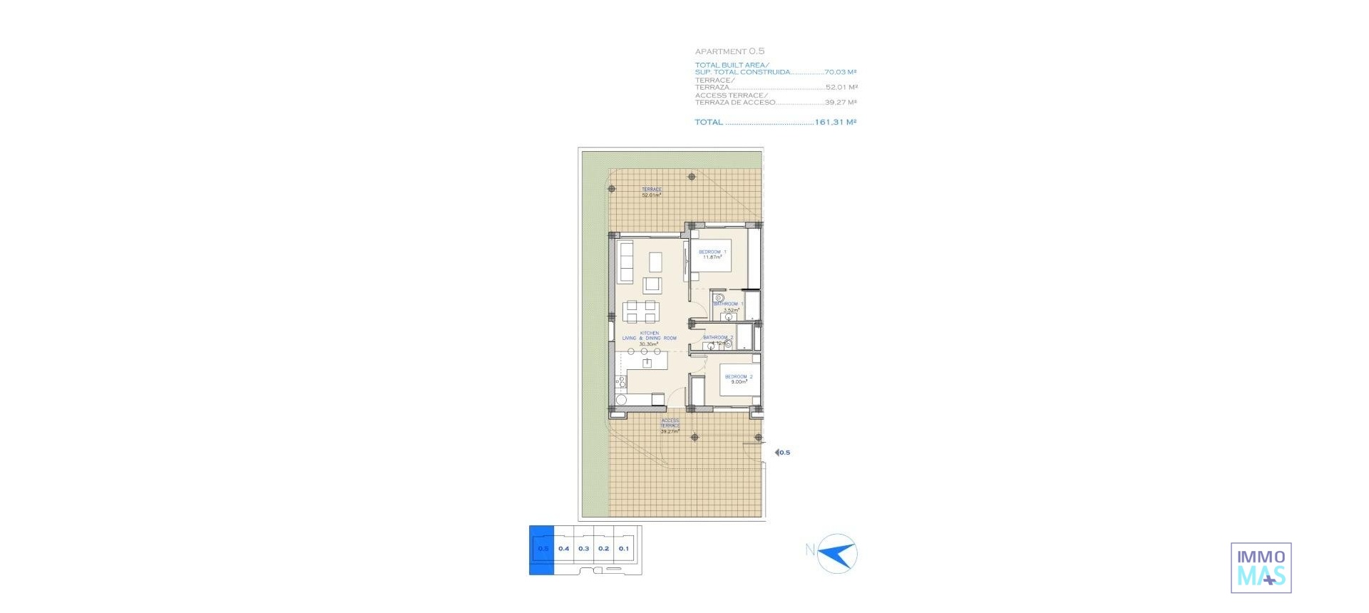 New Build - Apartment - Los Alcazares - Serena Golf