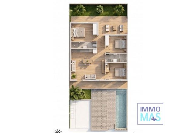 New Build - Apartment - Pilar de la Horadada - parques de Andromeda