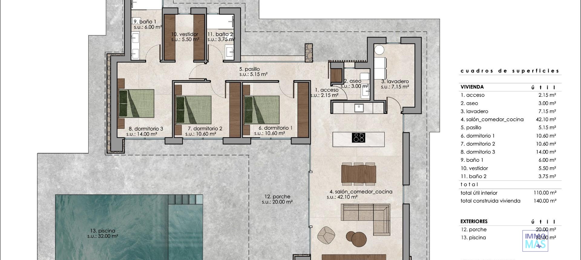 Nieuwbouw  - Villa - Pinoso - Lel