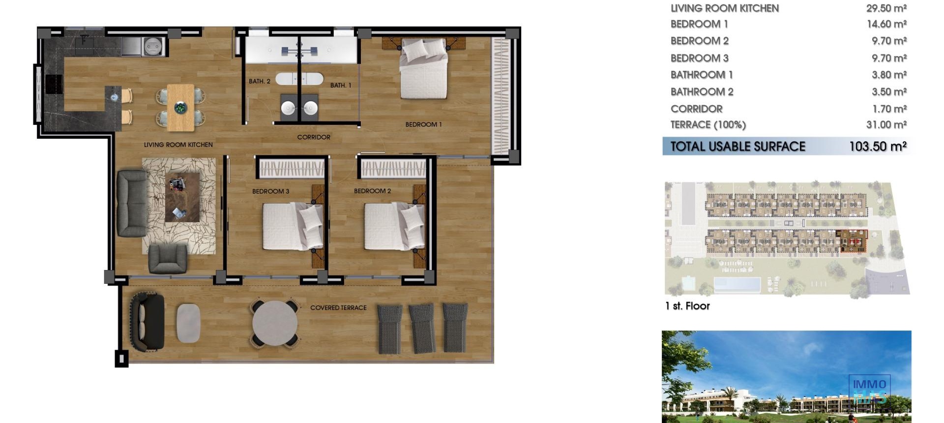 New Build - Apartment - Los Alcazares - La Serena Golf