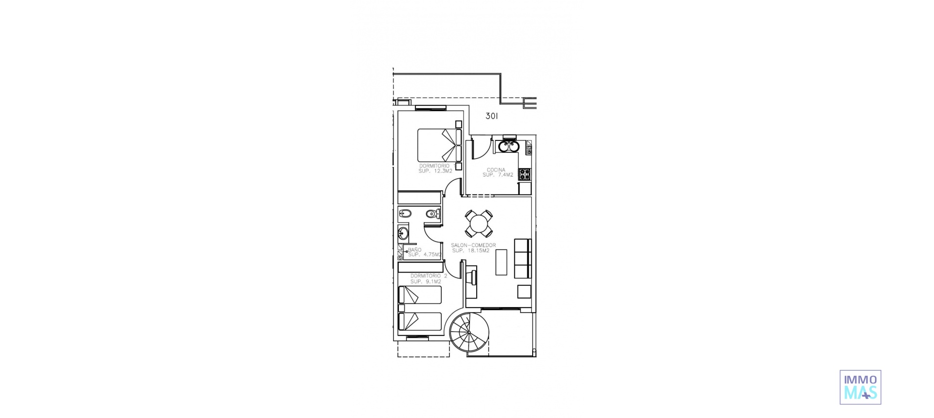 New Build - Apartment - Aguilas - Collados