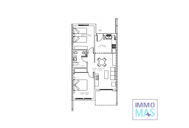 New Build - Apartment - Aguilas - Collados