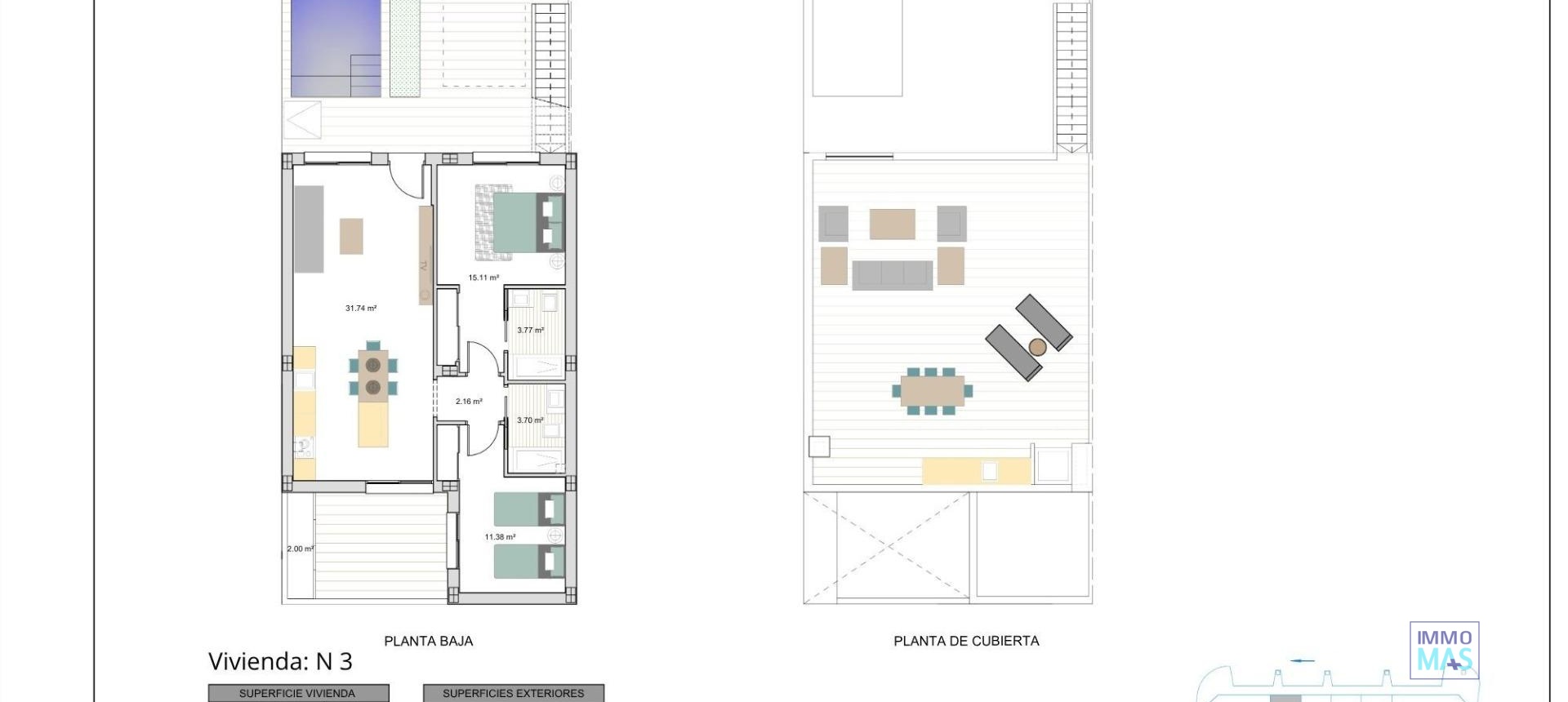 New Build - Townhouse - Torre Pacheco - El Alba