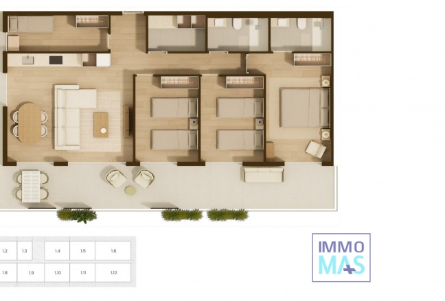 Nieuwbouw  - Apartment - Moncofa - Playa de Moncofa